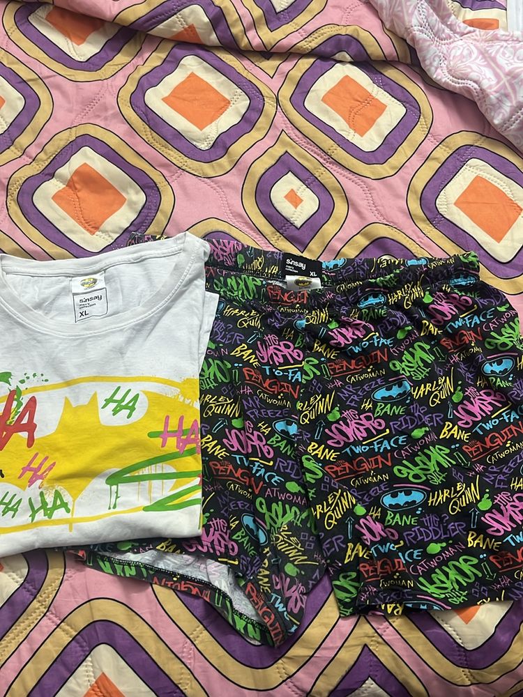 Batman T-shirt Shorts Set
