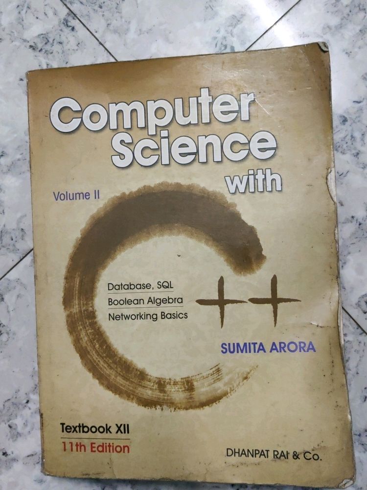 Class 12th Computer Science With C++ Volume 1&amp;2