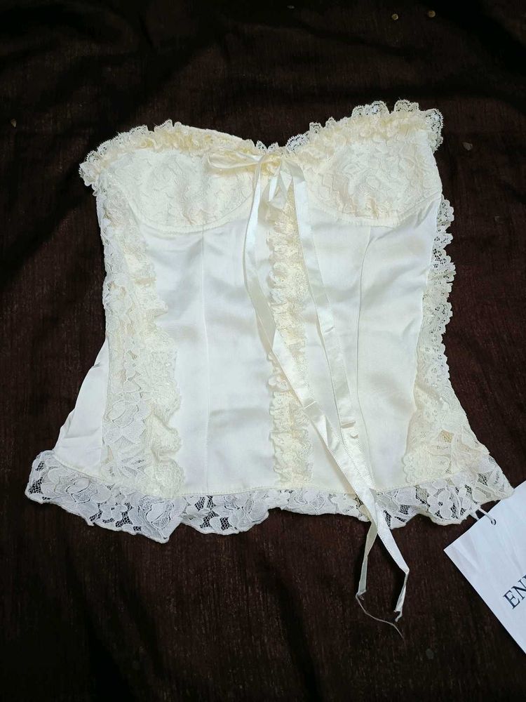 Laces Trim Corset