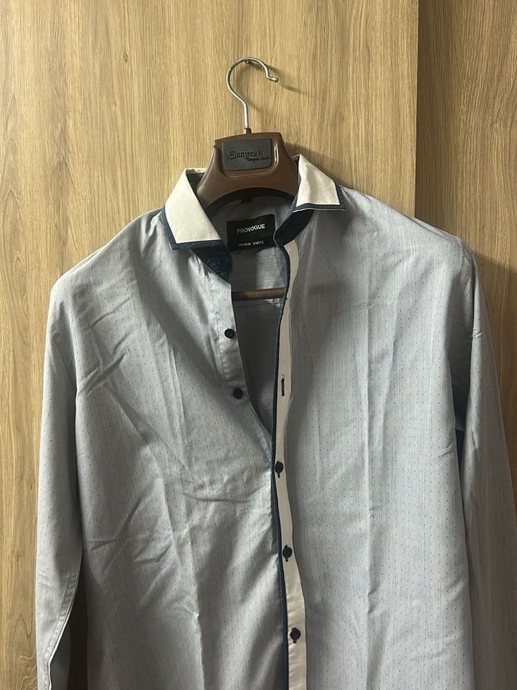 Light Blue Provogue Shirt - Great Quality