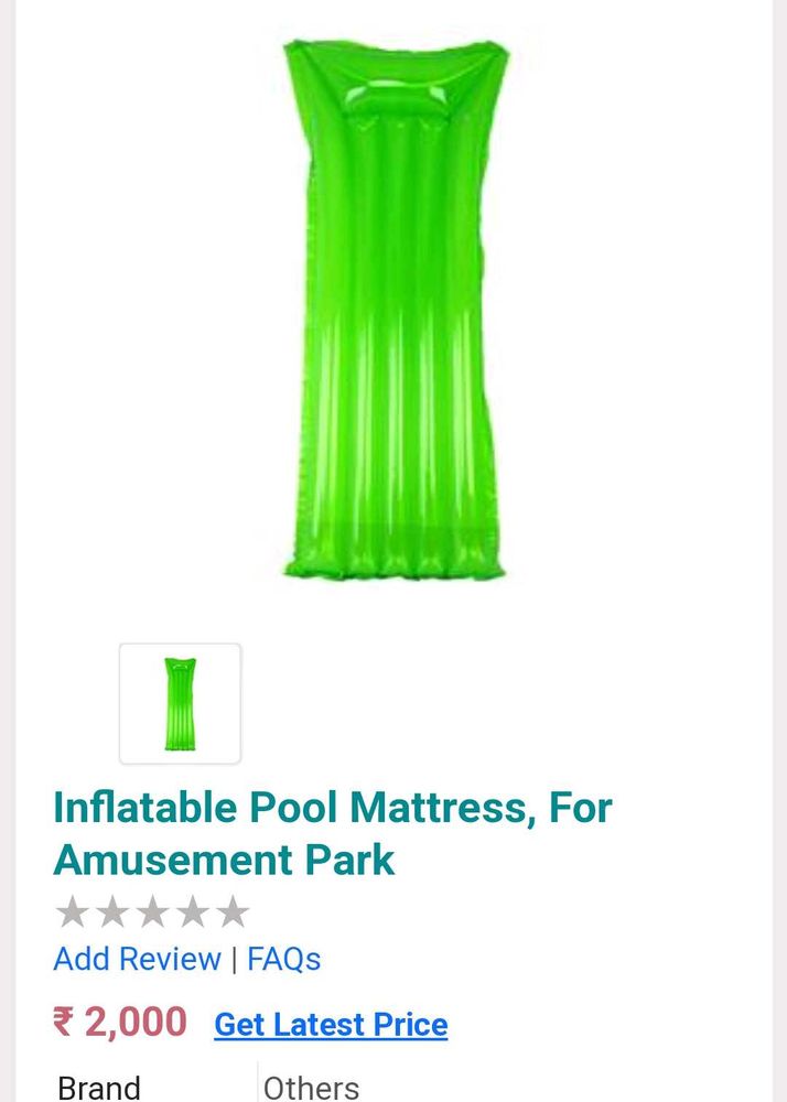 Inflatable Pool Mattress have some  little hole