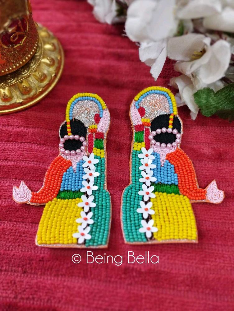 Karwachauth Beads Earrings