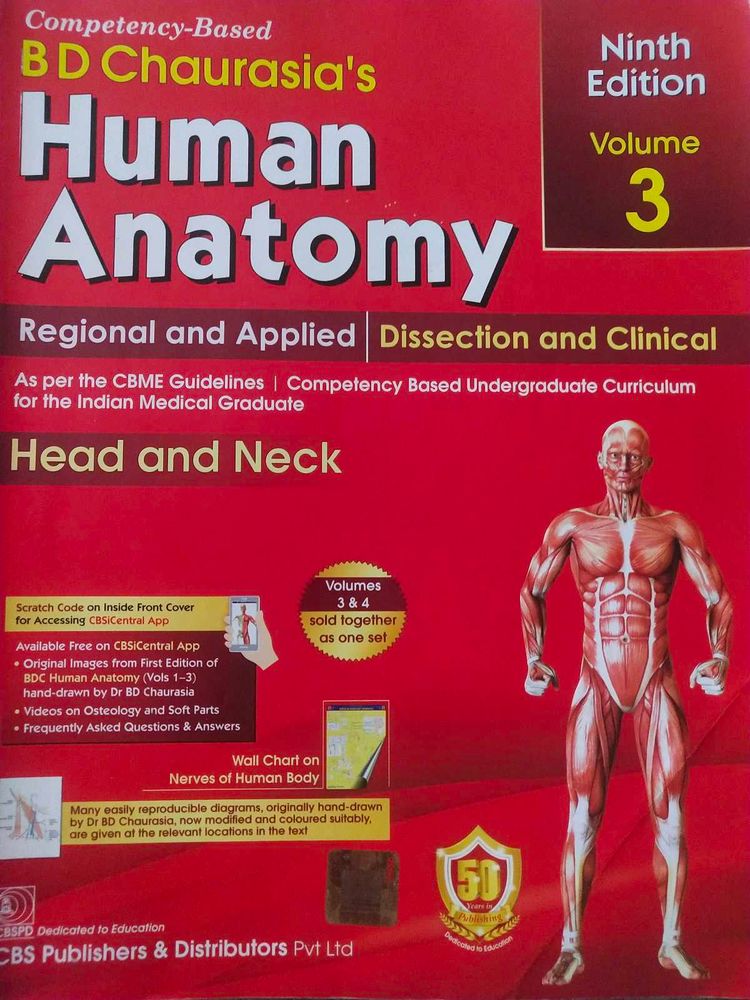 BD Chaurasia&#39;s Human Anatomy Vol 3