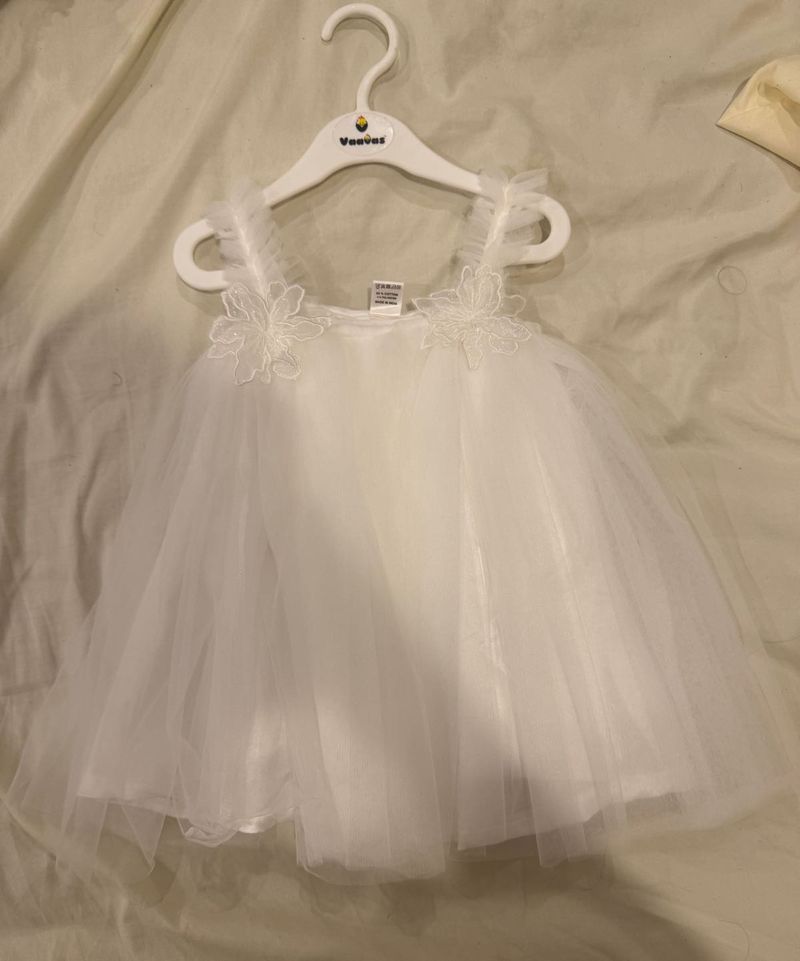 Cute White Tulle Dress