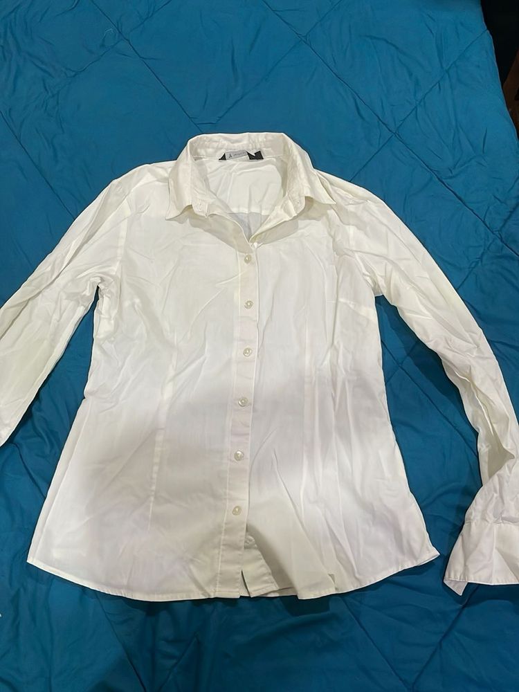 White Button-Down Shirt