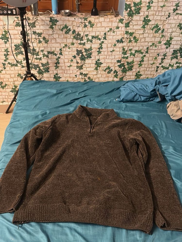 Brown Pullover Sweater