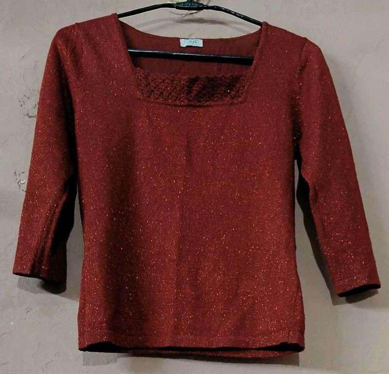 Sparkly Red Top