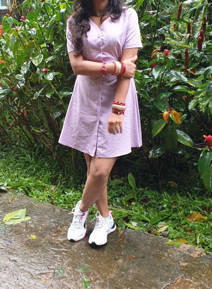 Lilac Short Dress