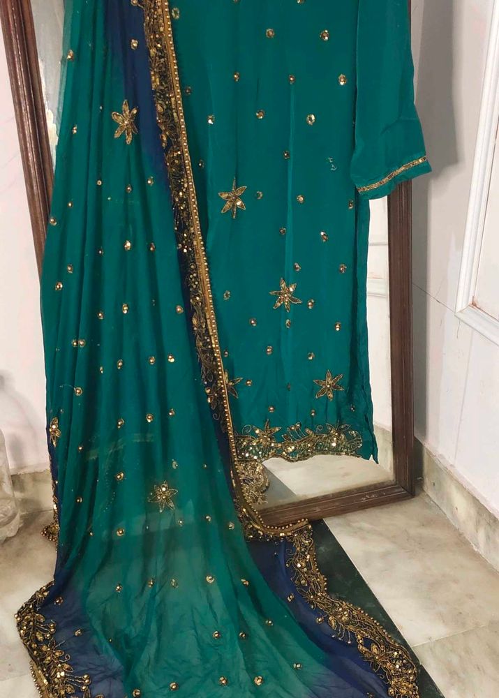 Elegant Green Kurta Set