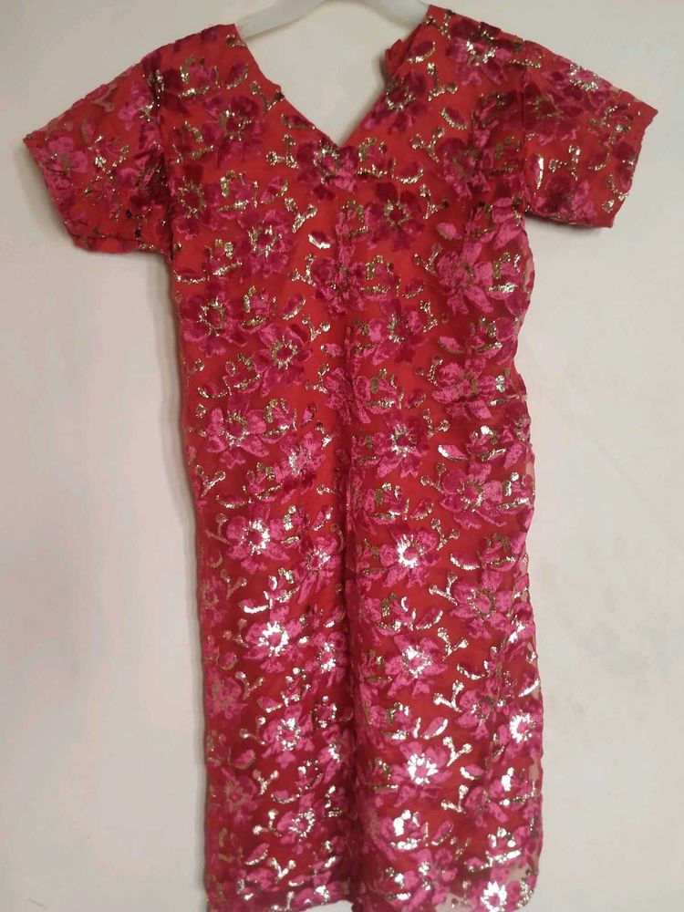 Beautiful Heavy Look Kurti With Bottom 💖