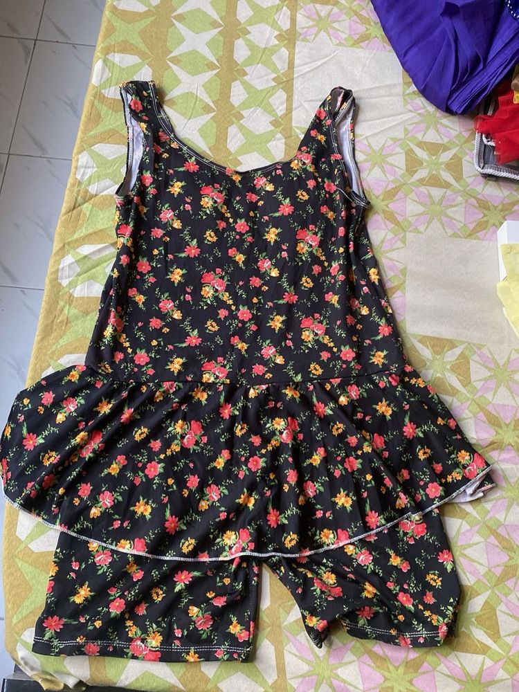 Floral Print swimming suit
