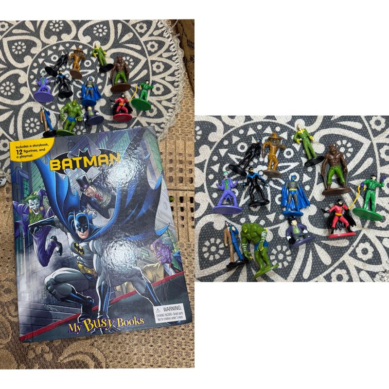 Batman My Busy Book + 12 figurines
