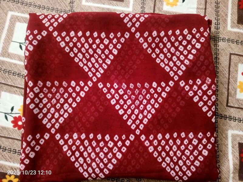 Maroon Saree