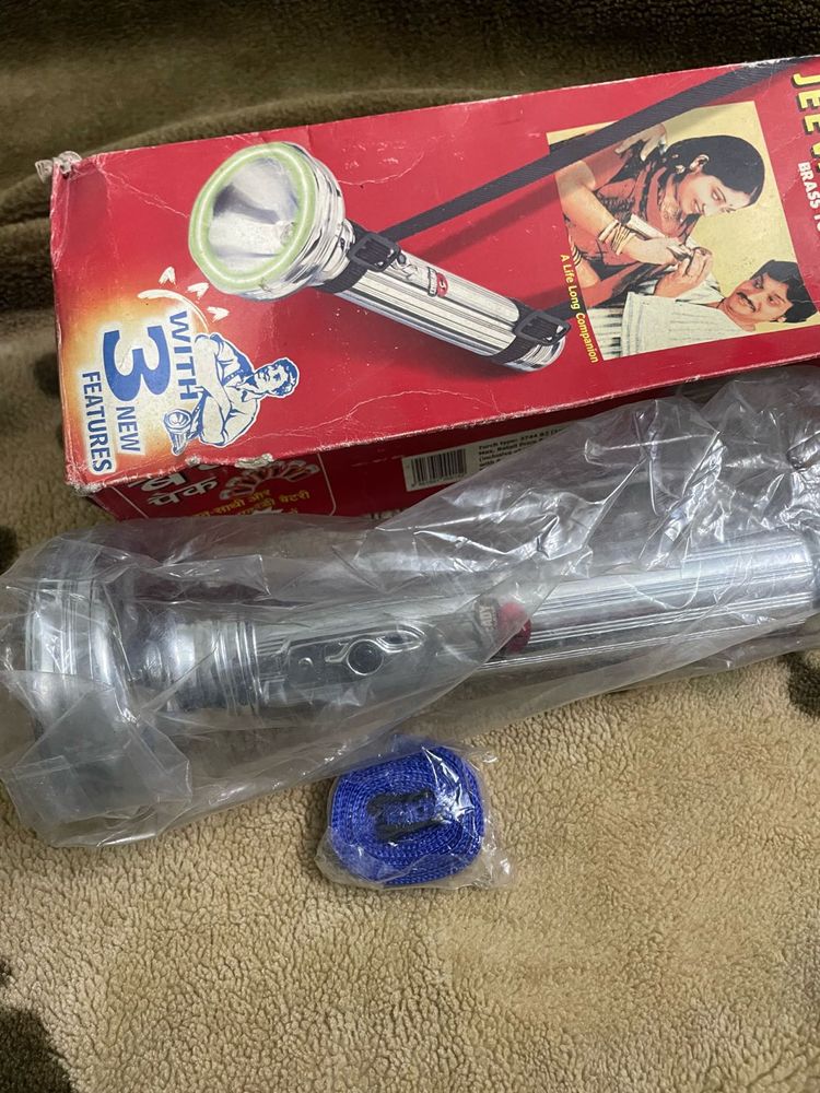 Vintage Eveready Jeevan-Sathi Brass Torch (2006)