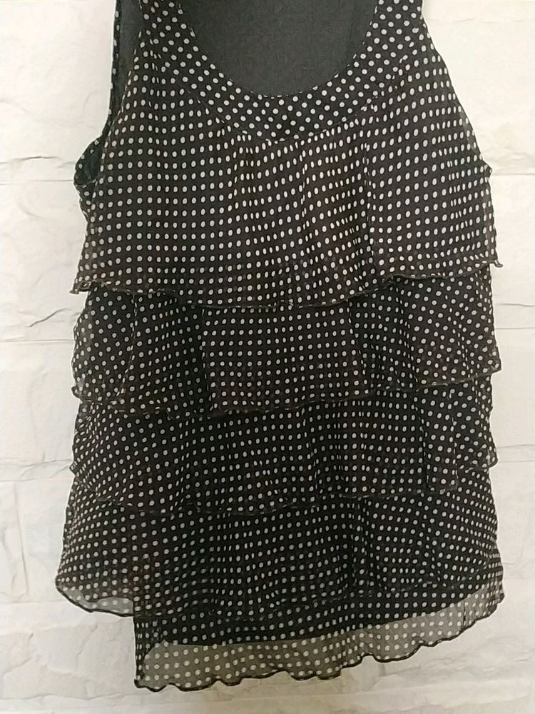Polka Dot Tier Top