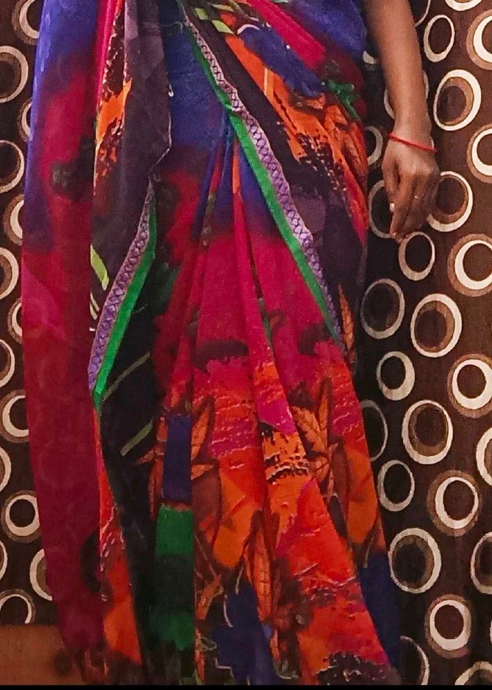 Elegant Printed Saree