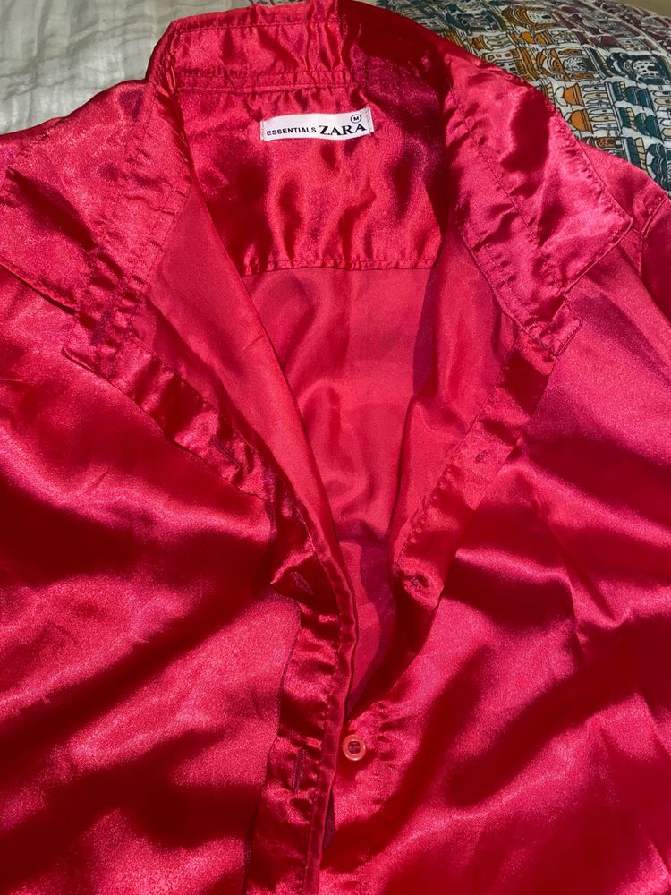 Zara Satin Shirt