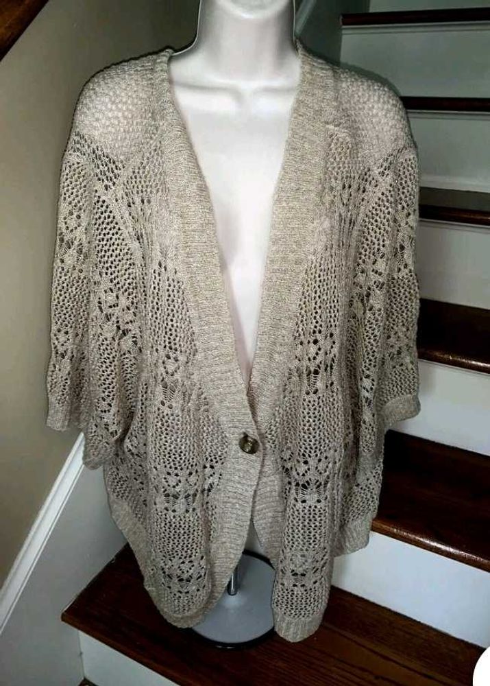 Crochet Knit Cardigan