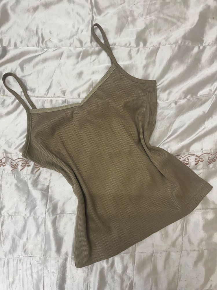 y2k olive top