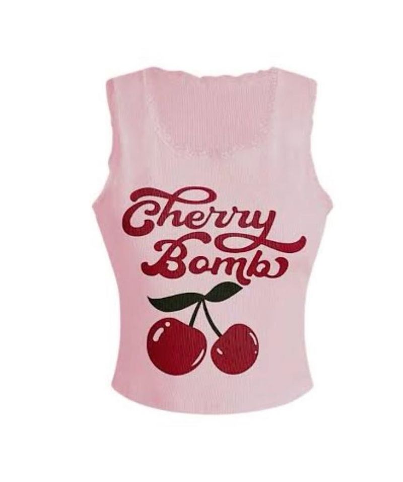 🌙Cute Cherry Bomb Tank Top🌙🦢