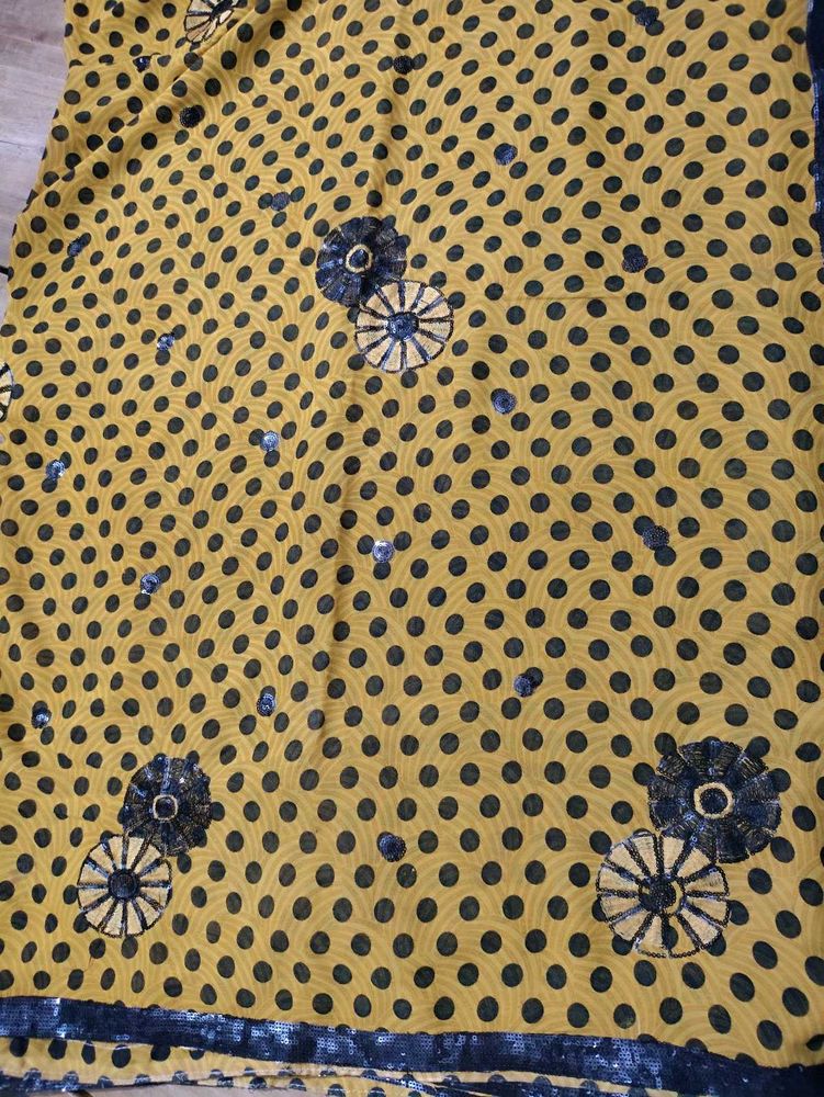 Polka Dot Saree