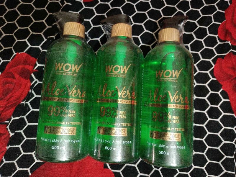Pack Of 3 Aloe Vera Gel, 1500ml
