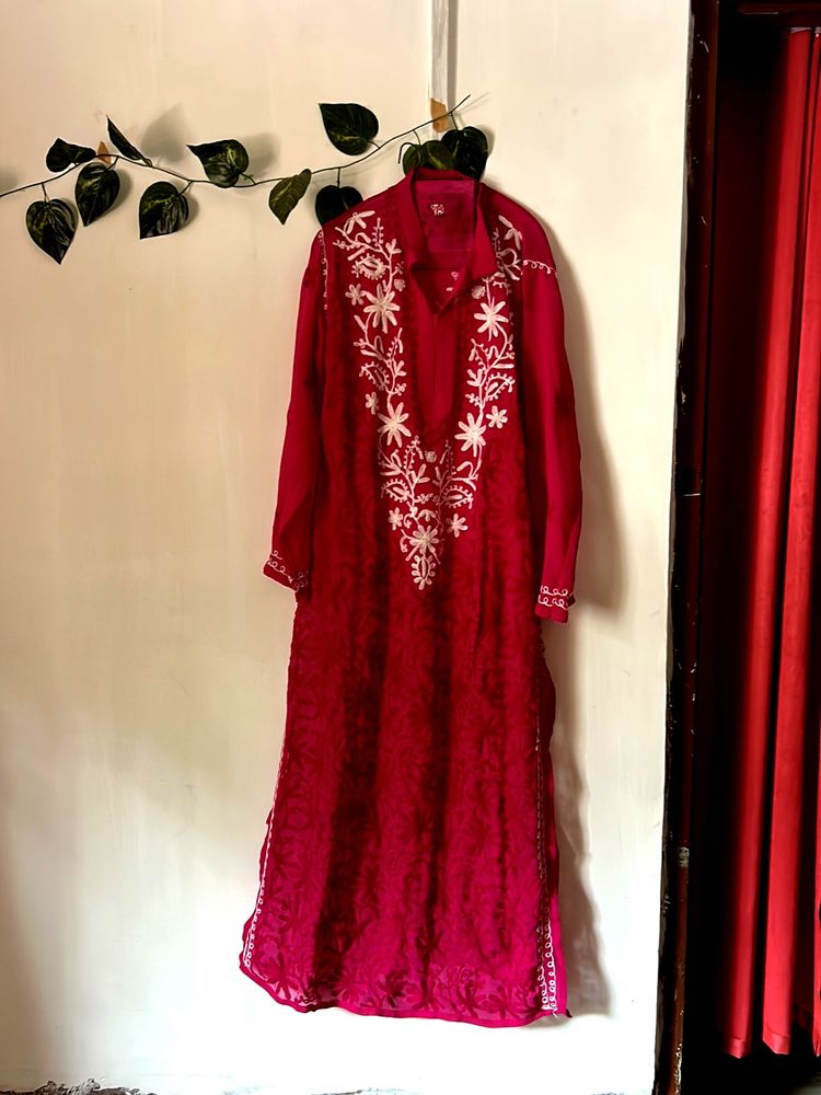 Chikankari Long Kurti Offer Valid Only For Today