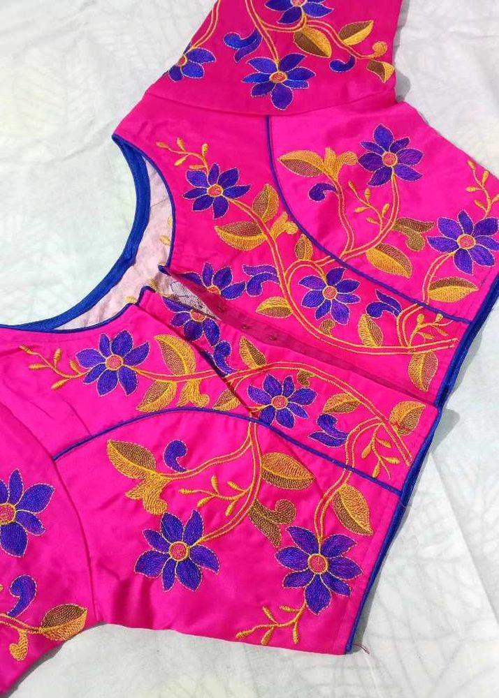 Pink Embroidered Blouse