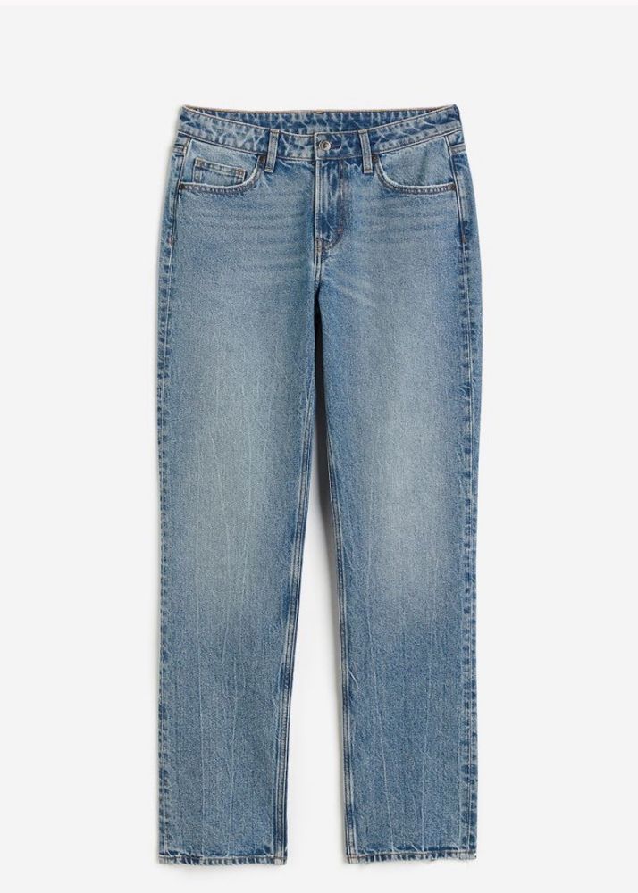 Curvy Fit Stright Regular Jeans - &amp;Denim By h&amp;m