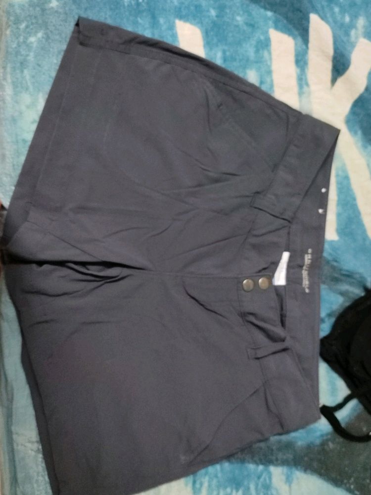 It Is A Slate Grey Shorts From Brand Columbia.