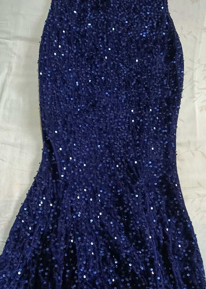 Sparkly Navy Blue Dress