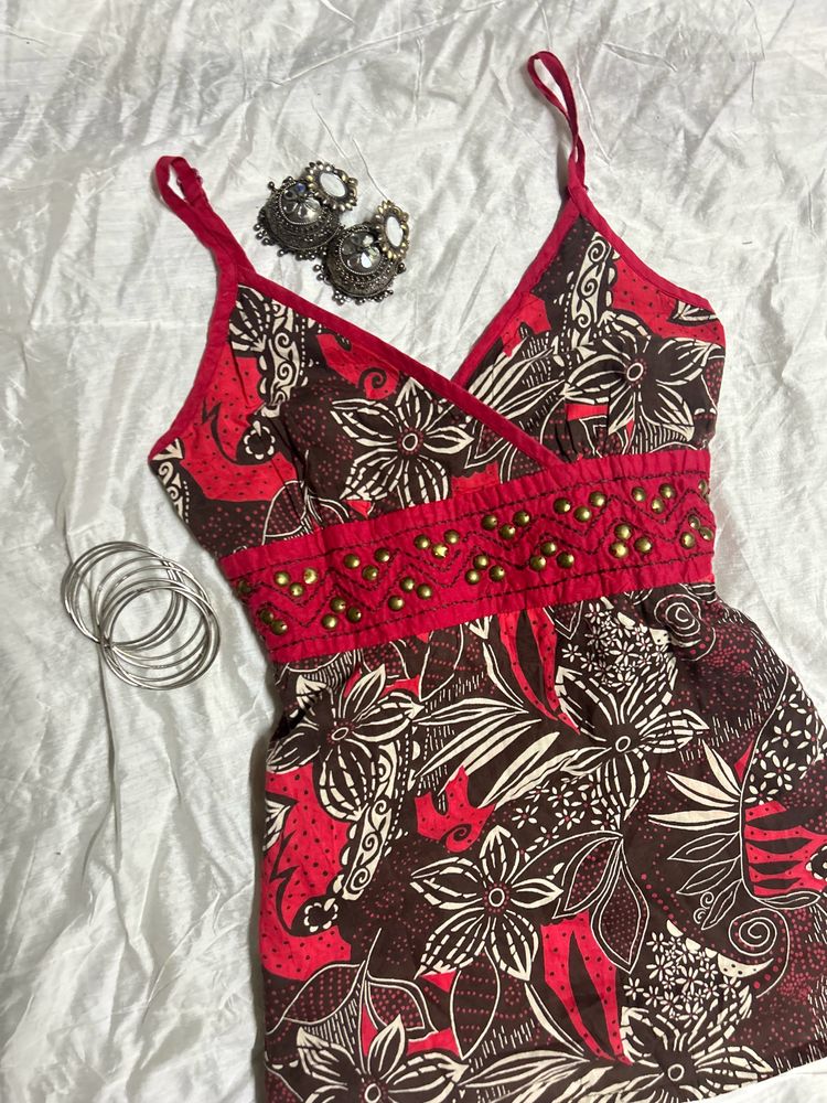 Y2k Old Aesthetic Kurti Top 💕🎀