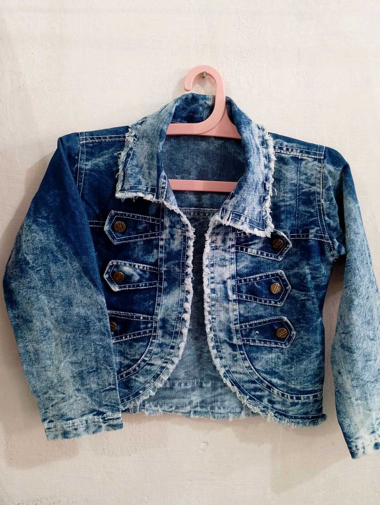 Distressed Denim Jacket