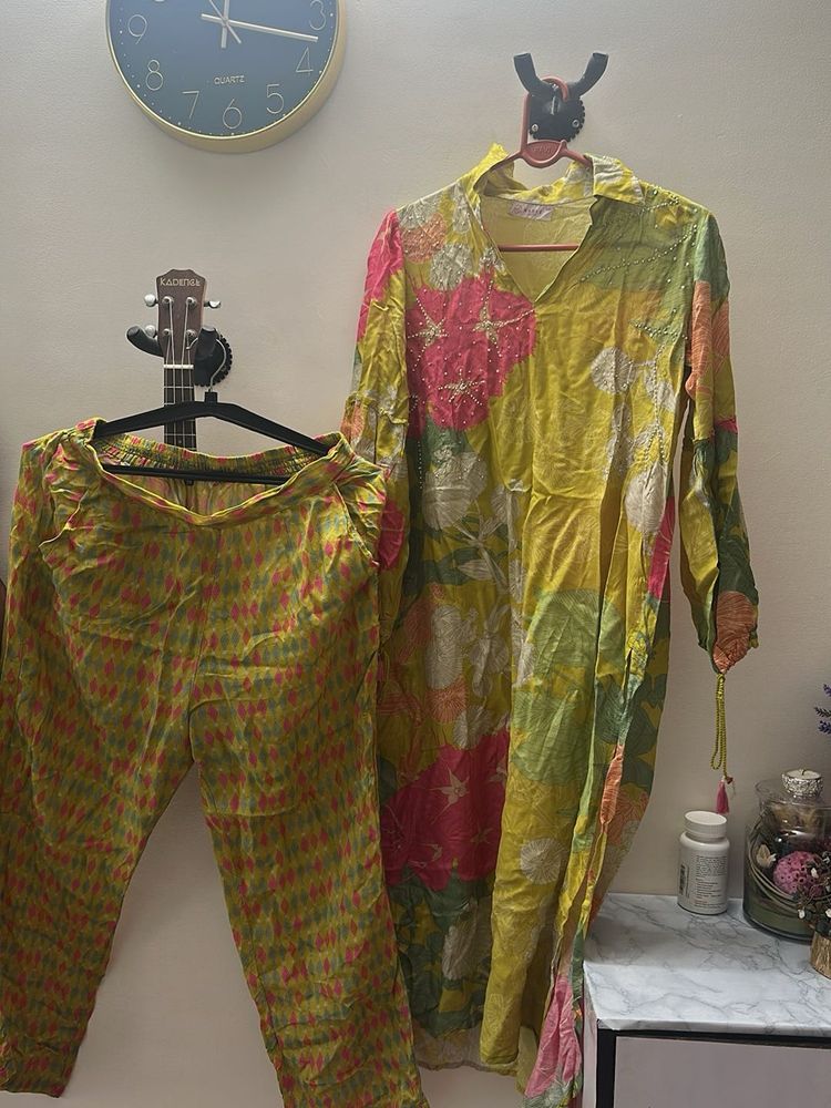 Floral Kurta Set