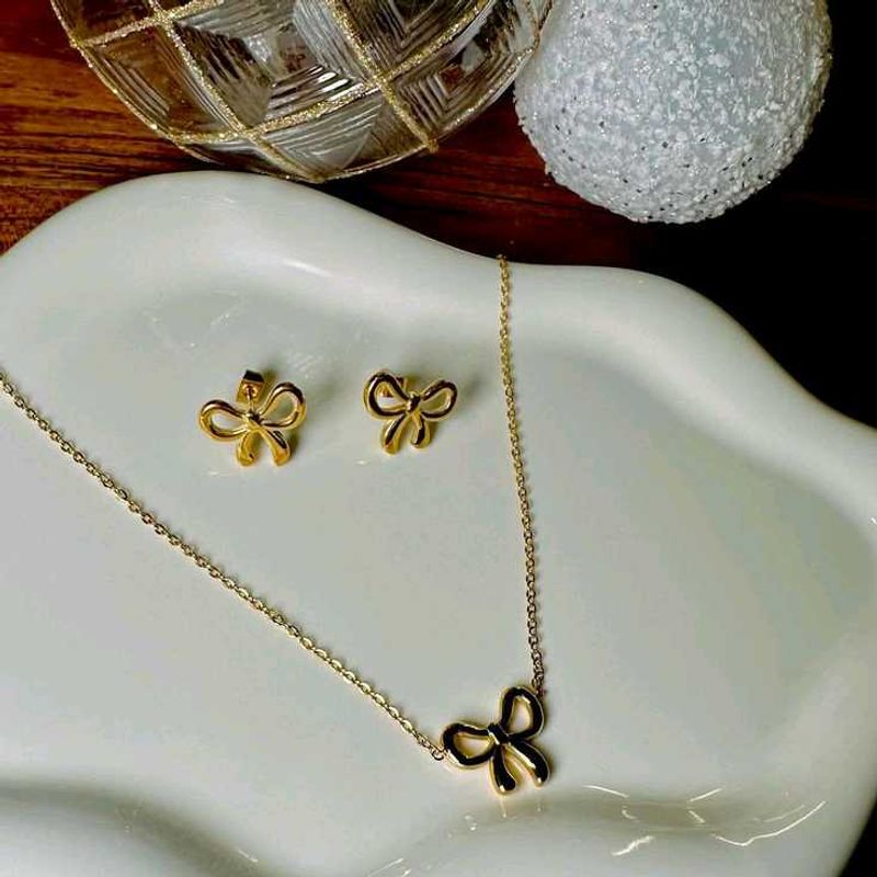 Bow Jewelry Set