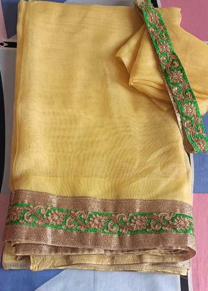 Elegant Yellow Saree