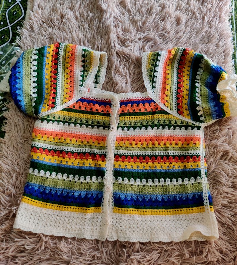 Alia Bhatt Replica Multicolour Top