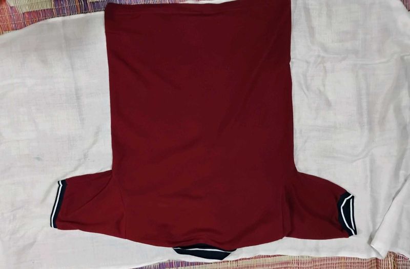 Maroon Polo T-Shirt