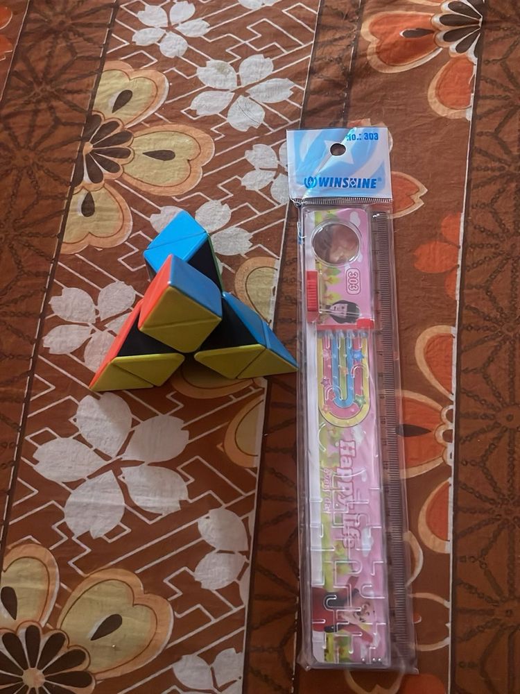 Fun Puzzle &amp; Ruler Set