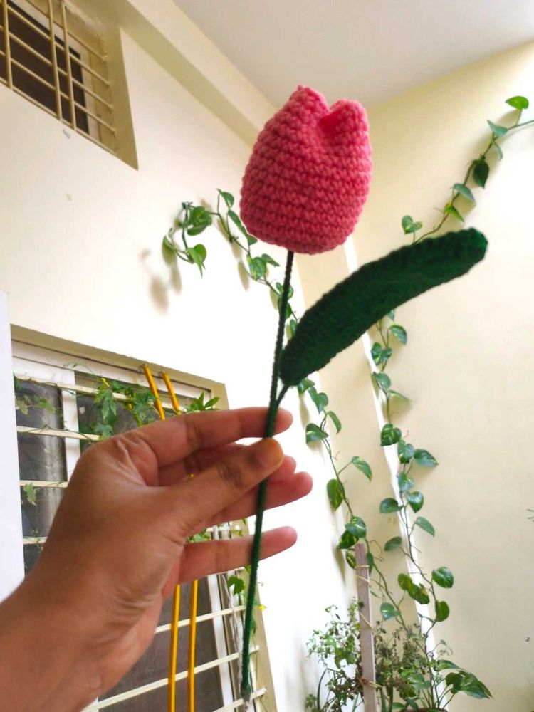 Crochet Tulip Flower