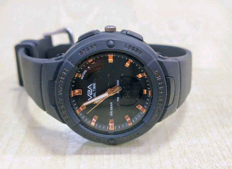 V2A Analog Digital Waterproof Fashion Sports Watch