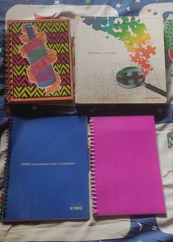 Combo Of 4 New Diaries (Limited Time Sale)