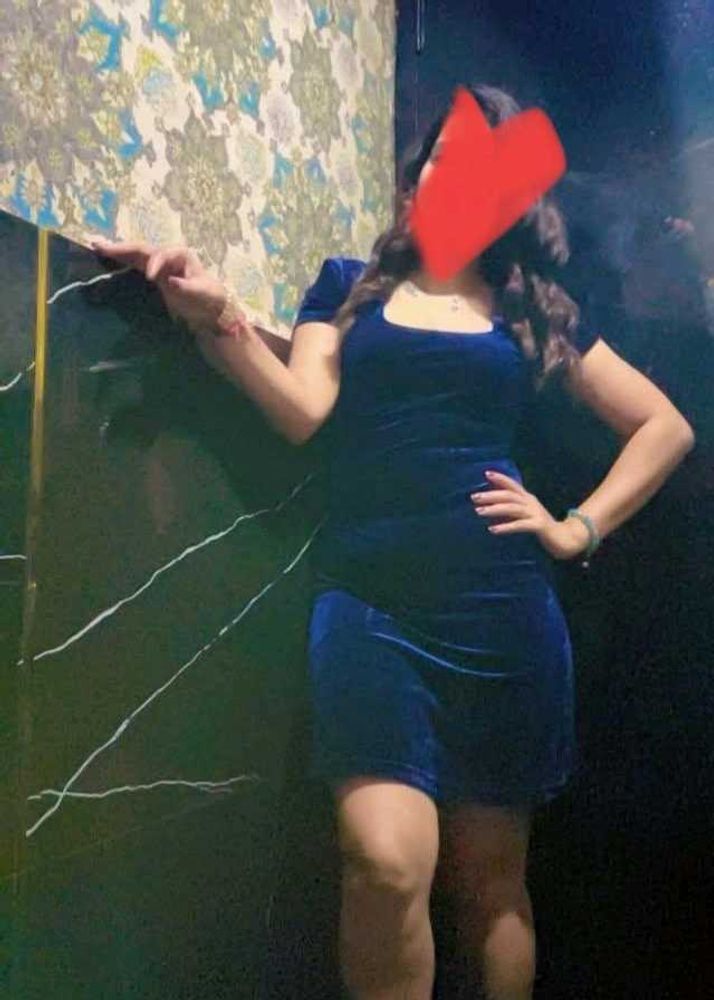 Blue Velvet Mini Dress