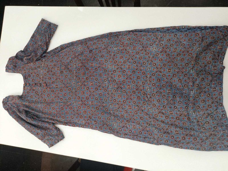 Floral Print Dress Churidar Combo Of 2