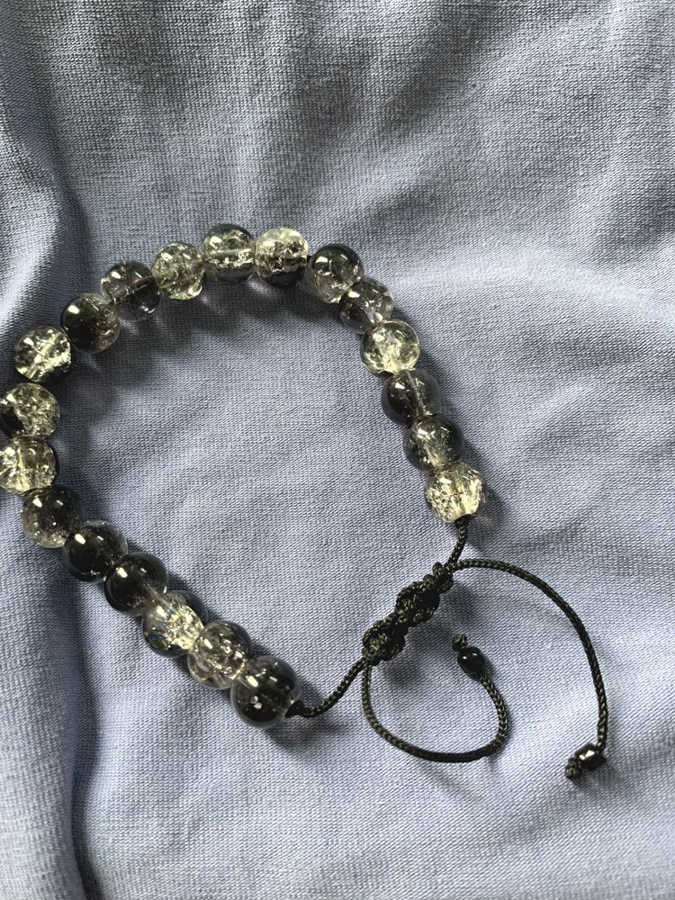 Black Adjustable Bracelet For Men &amp; Women 🖤🤍