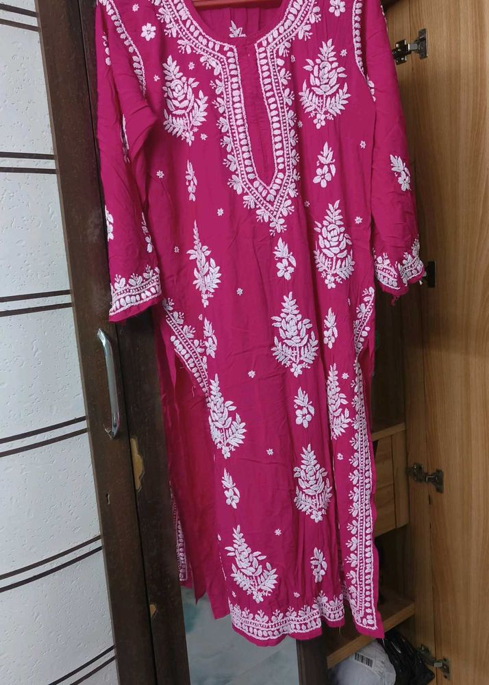 premium chikankari kurti set