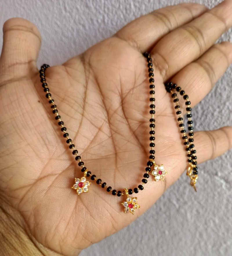 Elegant Mangalsutra Necklace with earrings