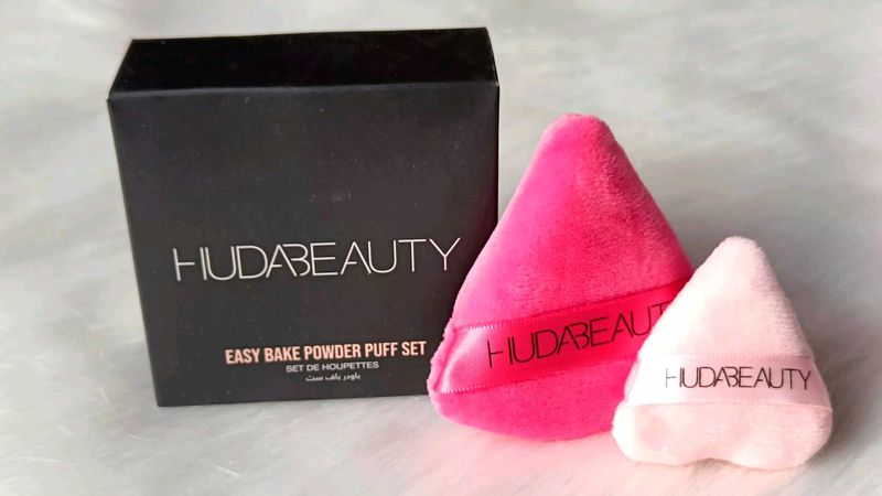OG Huda Beauty Powder Puff Set