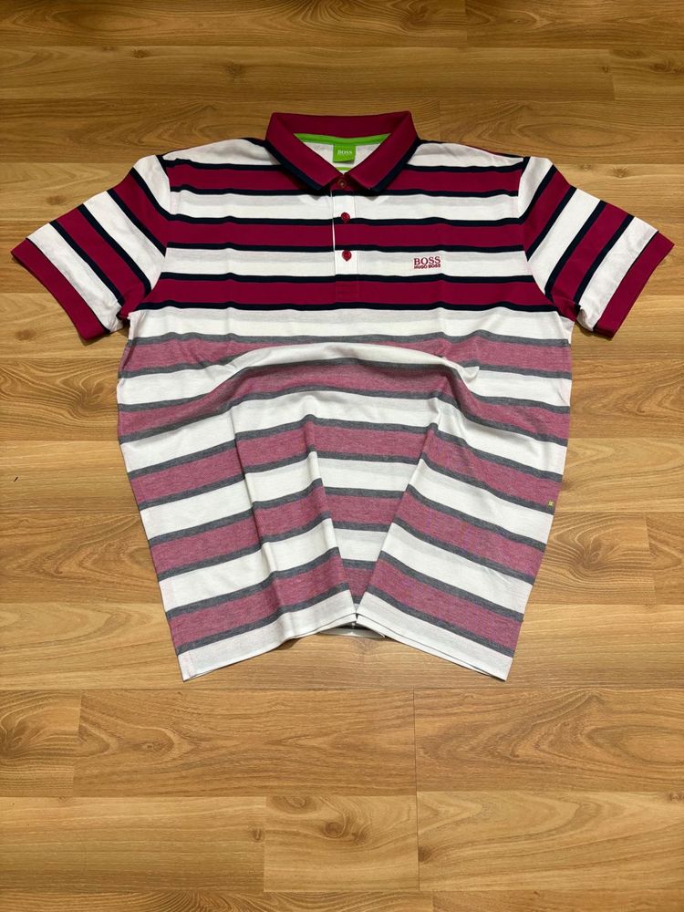 Striped HUGO BOSS Polo Shirt