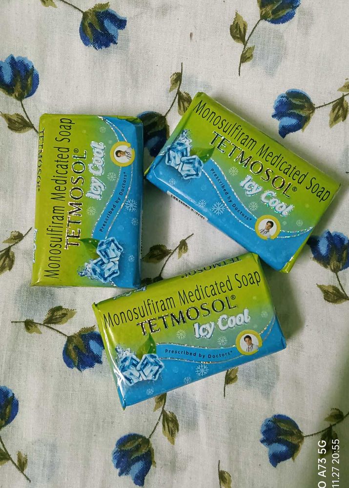 Tetmosol Icy Cool Soap (set of 3)